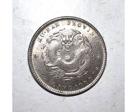 WORLD COINAGE: A China, Hu-Peh Province 1895-1907 (no date) 10 cents silver coin Provenance: These coins were collected by Th