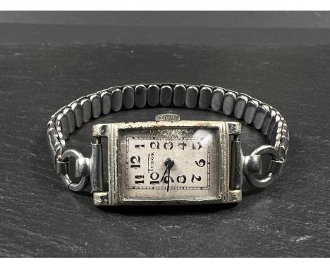 A lady's Art Deco Tudor wristwatch case no. 644207, 744 