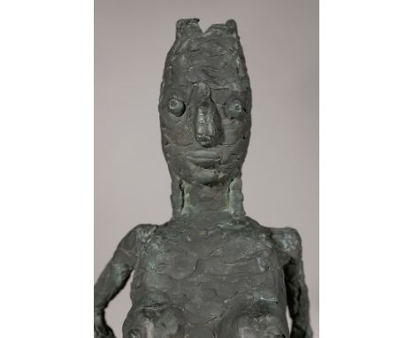 Bottoli, Oskar(1921-1996)Stehender Frauenakt, 1971Bronze hohl aufgebautMonogrammiert und datiert71,5 x 19,5 x 12 cmOskar Bott