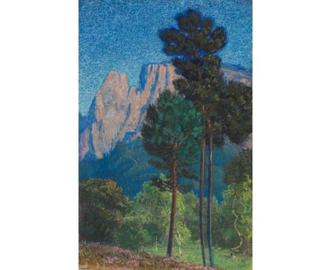 Roller, Alfred(1864-1935)Waldlandschaft, 1912Gouache auf PapierMonogrammiert und datiert rechts unten49,5 x 33 cmgerahmt