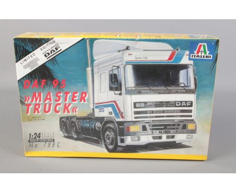 A sealed Italeri model Master Truck kit. 1:24 scale 788C Leyland DAF 95.  