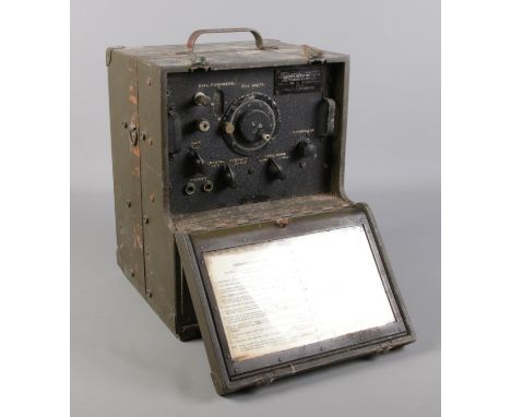 A US Army Signal Corps frequency meter. BC-221-AE.  