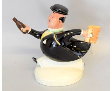 Beswick water jug. Double Diamond Advertising. has been painted over