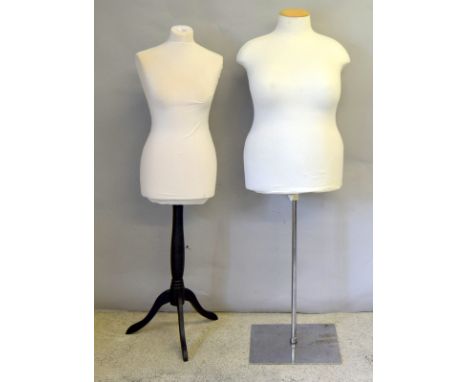 Plus Size lady Mannequin and another lady mannequin on stands