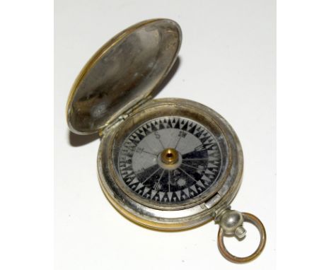 A WW1 officers pocket watch compass. Marked with the War Department arrow and ANGLO SWISS ASSOCIATION LONDON V 45868. 1915