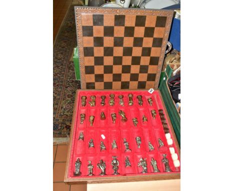 Gucci Leather Backgammon and Chess Set