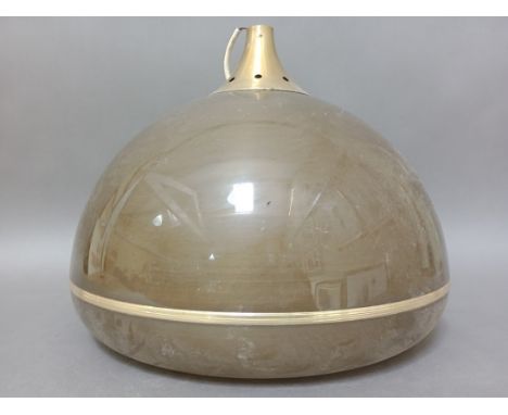 A mid 20th century light shade in the manner of Harvey Guzzini. 