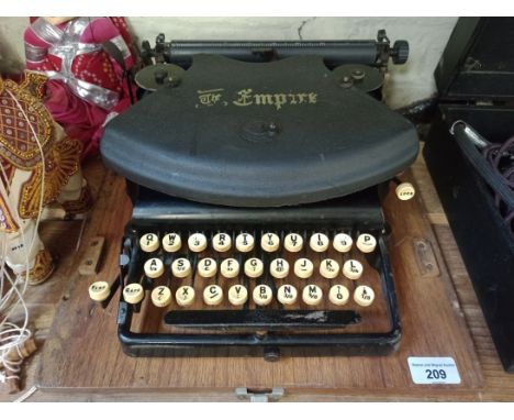 A vintage typewriter 'The Empire'. 