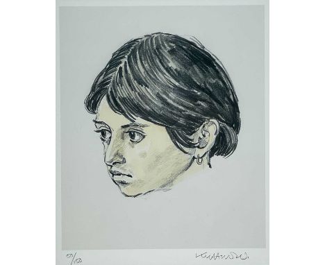 ‡ SIR KYFFIN WILLIAMS RA limited edition (50/150) print - head portrait of Tehuelche girl Norma LopezDimensions: 28 x 23cmsPr