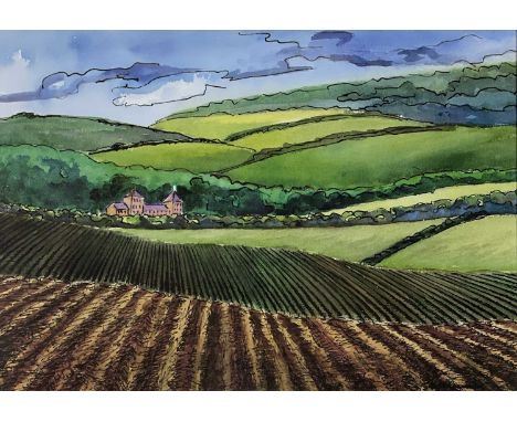 ‡ STAN ROSENTHAL limited edition (96/450) print - entitled verso 'Coedmor From Rhossili', signed, dated verso 1997  Dimension