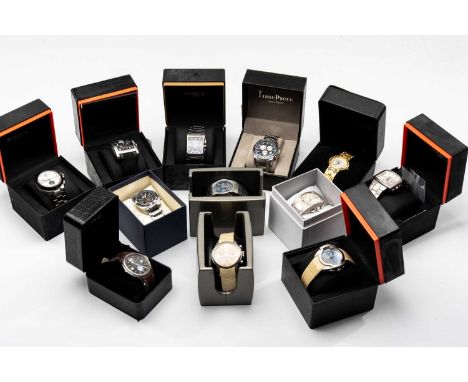 ASSORTED MODERN FASHION WATCHES, comprising 9 Breil quartz watches, mostly in correct boxes with booklets, together with Vost