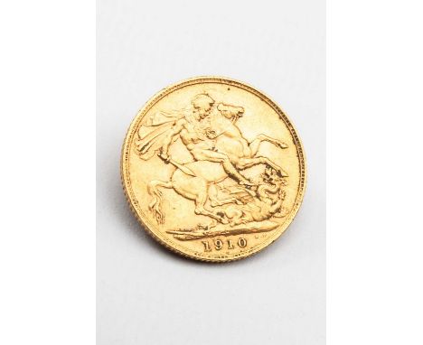 EDWARD VII GOLD SOVEREIGN, 1910, 8.0gmsProvenance: private collection Carmarthenshire
