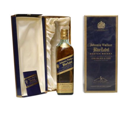 Johnnie Walker, Blue Label, Blended Scotch Whisky, 1980s bottling, 43% vol, 75cl, two bottles (OCC)