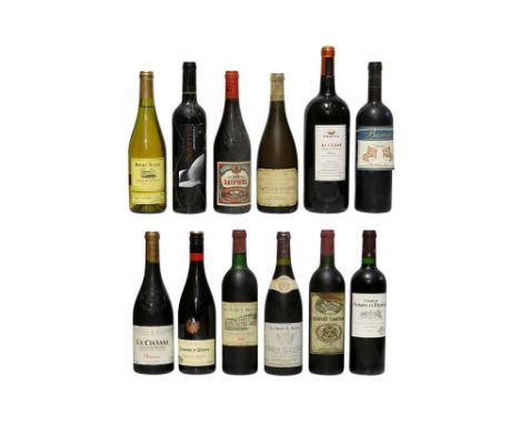 A Mixed Case of Red and White Wine, to include: Chateau Camensac, Haut Medoc, 1988, one bottle; Chateau Cambon La Pelouse, Ha