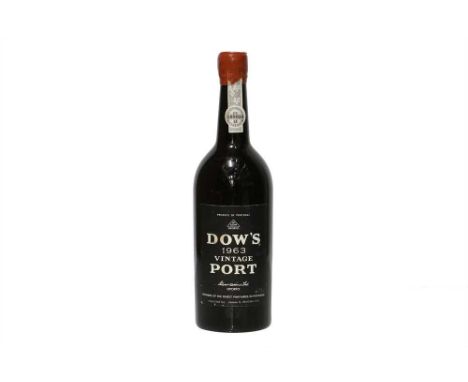 Dows, Vintage Port, 1963, one bottle
Bottom Neck