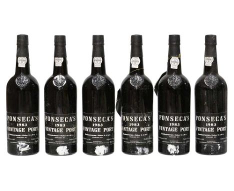 Fonseca, Vintage Port, 1983, six bottles (open twelve bottle OWC)
LN - MN