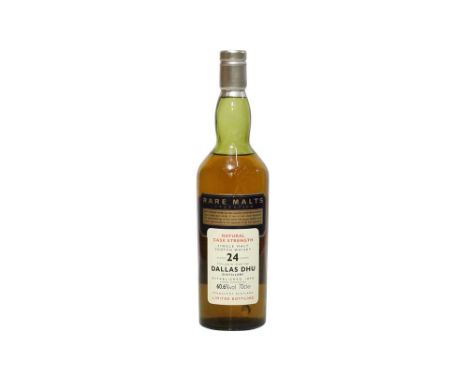Dallas Dhu, Single Malt Scotch Whisky, 1970, Aged 24 Years, 60.6% vol, 70cl, one bottle
