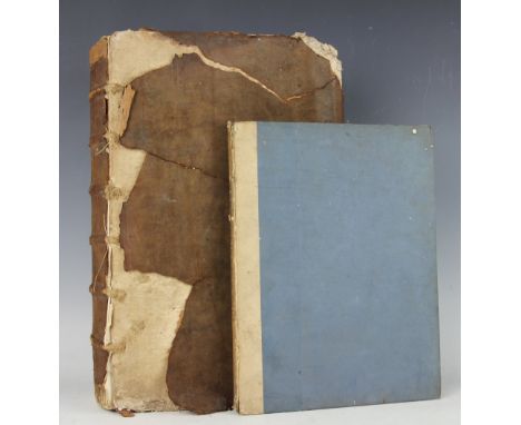 KEBLE (J), THE STATUTES AT LARGE, large copy, full tan calf (heavily worn), London, John Bill,1686; A COLLECTION OF THE PUBLI