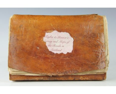 TAYLOR (G) & SKINNER (S), TAYLOR & ANDRES SURVEY AND MAPS OF THE ROADS OF NORTH BRITAIN OR SCOTLAND, with engraved title, bla