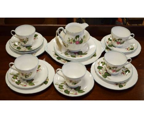 Shelley Fuchsia pattern part tea service   Condition: 