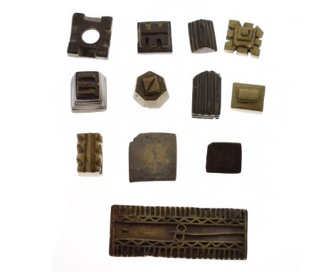 Collection of African bronze and other 'gold' weights   Condition: 