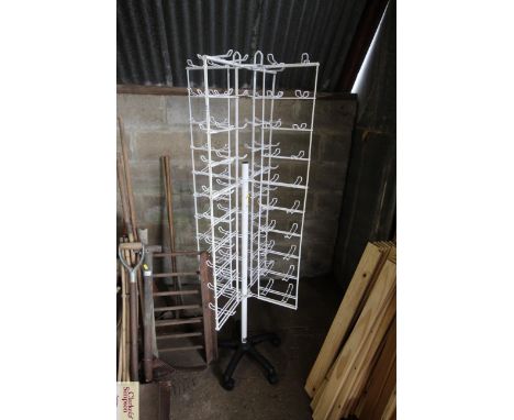A rotary shop display stand