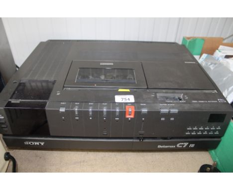 A Betamax C7 video cassette recorder