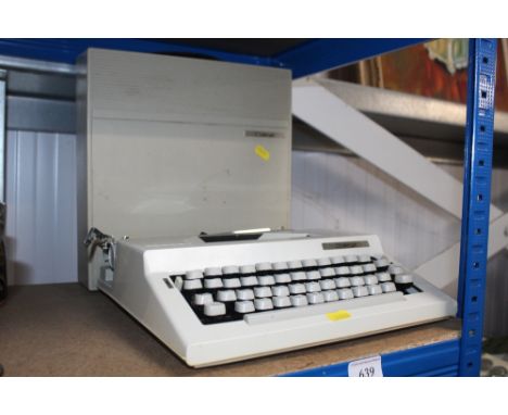 A Challenger portable typewriter