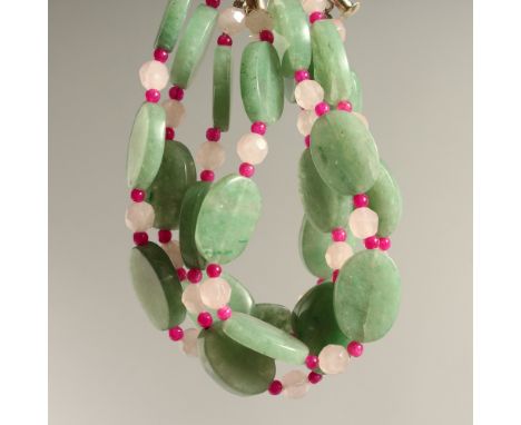 A JADE NECKLACE.