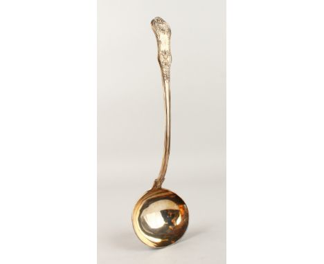 A WILLIAM IV SOUP LADLE. London 1830.  10ozs.