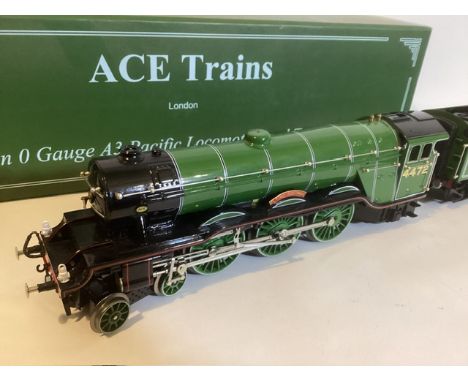 ACE Fine railway interest toy ;Flying Scotsman boxed train and tender set LNER dome version 4472 in Green livery-Please see p