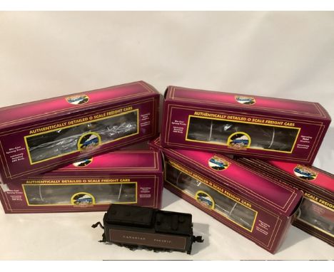 MTH boxed Train 0 gauge Log cars western Maryland &nbsp;log cars and similar pieces-Please see side box descriptions in detai