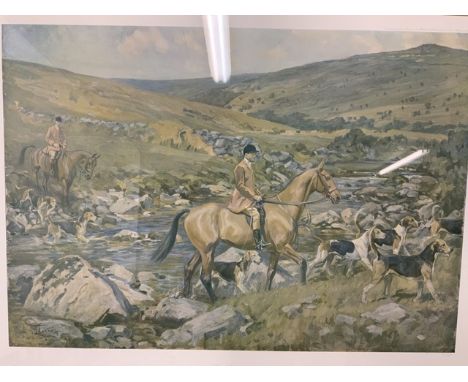 Lionel Edwards print 'the Dartmoor' W:49cm x D:cm x H:34cm