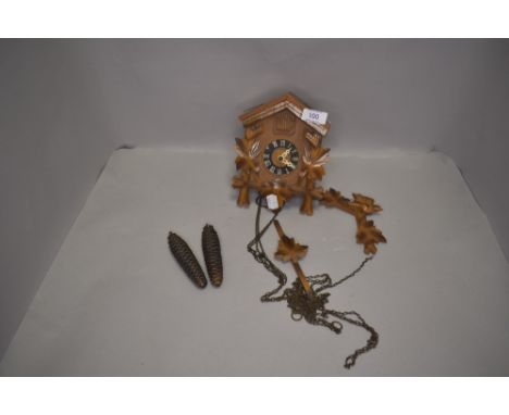 A vintage cuckoo clock.