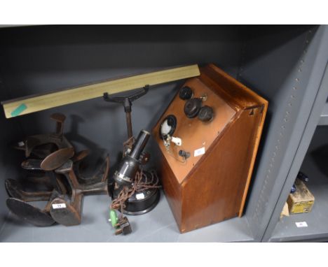 Two scientific devices or instruments both being electrically powered