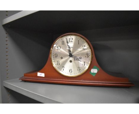 A Napoleonic style mantle clock