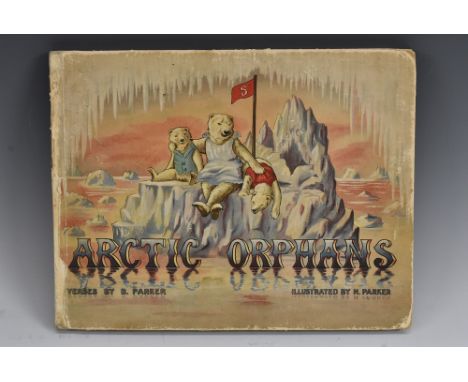 Children's Book - Parker (B), Arctic Orphans, Illustrations by N. Parker, W. & R. Chambers, Limited, London [n.d., c. 1920], 