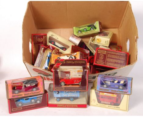 A good collection of approx 25+ assorted vintage Matchbox Models Of Yesteryear 1:43 scale boxed diecast models. Some advertis