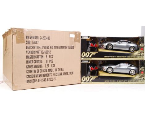 A good complete ex-shop-stock box of 6x ' Toy State ' made James Bond ' Die Another Day ' R/C Radio Controlled ' Aston Martin