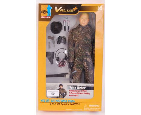 A Dragon ' Value + ' series made military 1:6 scale precision model action figure ' Untersturmfuhrer Fritz Weber ' 70716. Inc