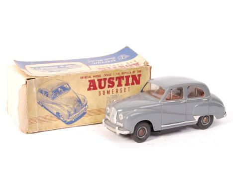 A rare original vintage Victory Industries / Models made plastic battery operated ' Austin Somerset ' 1:8 scale model car. Gr