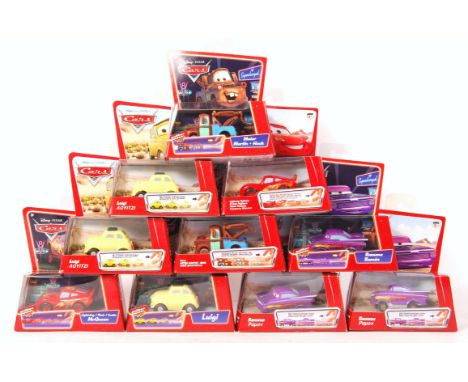 A collection of 10x assorted Mattel made plastic / diecast model cars from the ' Disney Pixar Cars ' movie. All appear mint a