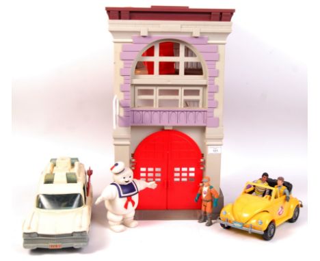 A collection of original vintage 1980's Kenner made ' The Real Ghostbusters ' action figure playsets. Comprising: The Fire Ho