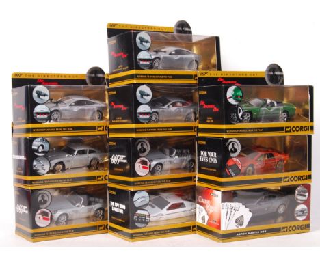 A collection of 10x Corgi made James Bond 007 ' The Director's Cut ' series 1:36 scale diecast model cars. Comprising: CC0750