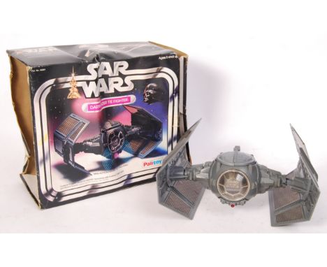An original vintage Palitoy made Star Wars ' Darth Vader TIE Fighter ' action figure playset. Appears complete, including ins