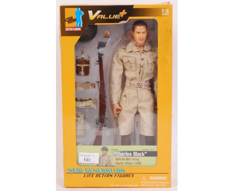 A Dragon ' Value + ' series made military 1:6 scale precision model action figure ' Private Charles Black ' 70775. Incredibly