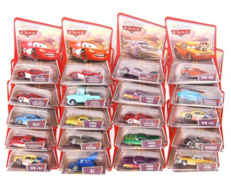 A collection of 20x assorted Mattel made carded diecast / model cars from the Disney Pixar&nbsp; World Of Cars ' series. All 