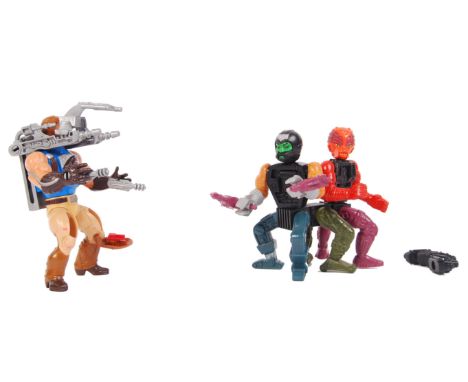 Two original 1980's vintage He-Man Masters Of The Universe ( MOTU ) action figures by Mattel, to include; Multi-Bot ( complet