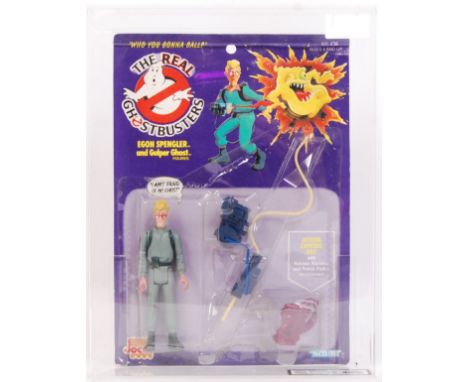 An original vintage retro 1980's Kenner The Real Ghostbusters carded first issue 9 back action figure ' Egon Spengler &amp; G