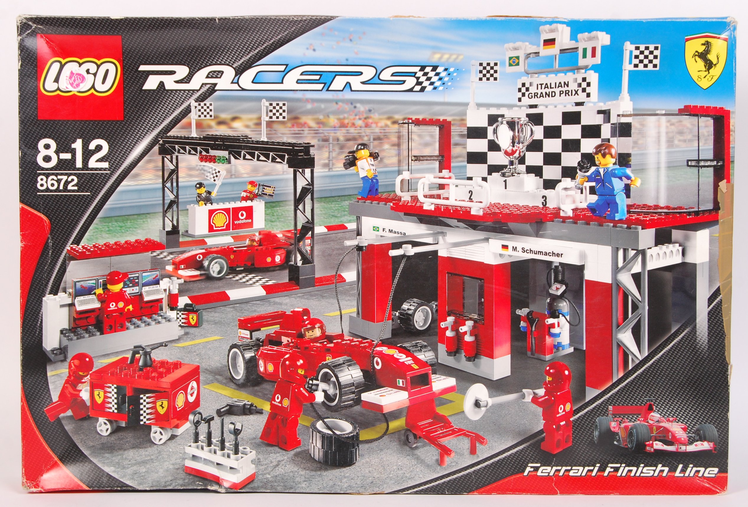 A Lego Racers set No. 8672 ' Ferrari Finish Line '. Vendor assures us ...